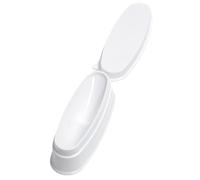 FmtwPhn Dip Powder Recycling System, Dip Powder Container, Dip Powder Holder, Single Layer Dip Powder Storage Box, Portable Nail Glitter Recycling Box, Efficient for Nail Makeup Tool