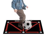 FmtwPhn Football Practice Mat, Football Step Training Mat - Football Training and Pace Ball Control Equipment | Football Dribble Aid Props Silent Football Practice Equipment for Kids
