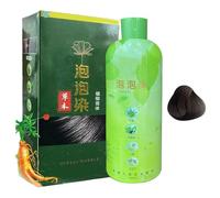FmtwPhn Hair Dye Shampoo 3 In1 Bubble Color H-air Dyeing 500ml Instant Natural Hai-r Coloring Conditioner Mild Formula Permanent Gray Coverage For Woman & Man Wait For 10-25 Minutes