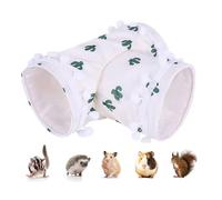 FmtwPhn Hamster Tubes - 3-Way Enrichment Pet Cave - Small Animal Tubes & Tunnels for Mice - for Gerbil Ferret Hedgehog Indoor Home Cage Habitat Exploration Play