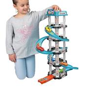 FmtwPhn ho-t wheels city h-ot wheels track 25x45cm toy car garage Racing Car Ramp Toy Interactive Traffic Vehicle Track ABS Material Preschool Educational Traffic Toys for Girls Boys Children