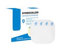 FmtwPhn Hydrocolloid Gel Bandages - Scar Tape Roll - Gentle Waterproof Patch 5 Sheets Sensitive Skin Wound Cuts Burn Incision Care for Youth Elderly Athlete