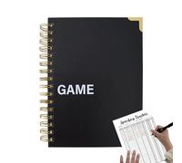 FmtwPhn Journal Game Book | Savings Challenges Book | Smooth Writing Board Planner Clear Printing Challenge Binder for Money Saving Christmas Home Family Holiday Business Trip