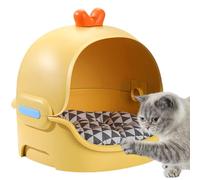 FmtwPhn Kitten Beds for Kittens Indoor, Indoor Cat House - Multi-Purpose Small Cat House, Cat Bed Cave, Semi-Closed Warm Cave Nest Cat Bed House for Small
