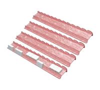 FmtwPhn Mahjong Pushers and Racks,Acrylic Scalloped,American Mah Jongg Tile Racks | for Men Beginners Collectors Home Party Game Night Gatherings Clubs Travel Vacation Holiday