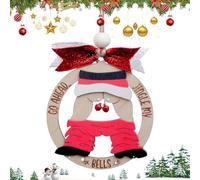 FmtwPhn Naughty Christmas Tree Ornaments, Creative Christmas Tree Decor, Funny Wood Christmas Ornaments, Christmas Decor Tree Ornaments Decorated With Bows Bells, Wood Christmas Tree Decor, 10cm