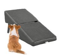 FmtwPhn Non Slip Pet Ramp Foldable Dog Steps For Bed 32x32x21cm Foldable Cat Stair 2 In 1 Dog Ramp Ottoman Removable Split Dog Stairs Space Saving For Bed Sofa Couch Car