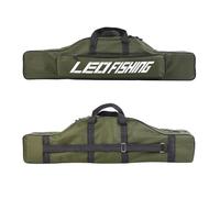 FmtwPhn Portable Fishing Rod Bags, 80cm Waterproof Fishing Tackle Bag Fishing Carry Case Carrier, 600D Oxford Folding Fishing Pole Bag Carry Organizer Outdoor Waterproof For Fishing Camping Hiking Tra