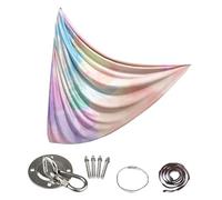 FmtwPhn Silks for Gymnastics,Silk Yoga Swing Set - Fitness Sensory Stretch Lightweight Hammock for Kids Exercise Men Women Indoor Outdoor Gym