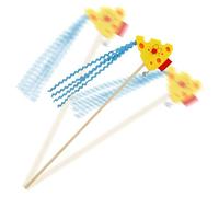 FmtwPhn Tassel Cat Stick Toy, Cat Fishing Rod Toy, Colourful Cat Tassel Toy with Bell, 21.26 Inch Interactive Toy for Pets Indoor, Cat String Toy