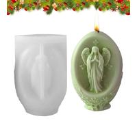 FmtwPhn Virgin Mary Candle Mould, Religious Virgin Mary Soap Mould, Easter Theme Virgin Mary Plaster Casting Mould - Easter Statues Making Mould for Fondant, Sculpture, Plaster, Resin