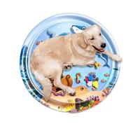 FmtwPhn Water Play Mat Interactive Cooling Leak Proof Pad | Cat Water Sensory Play Mat for Hunting Patting Water Activity Bored Pet Dogs Kids Summer Indoor Home Living Room