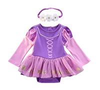 FMYFWY Newborn Baby Girls Sofia the First Princess Costume Halloween Christmas Birthday Romper Tutu Dress 6-9M