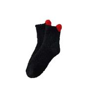 FMYLYS 3-piece setThickened warm coral fleece socks for autumn and winter women (suitable for wearing on the floor)