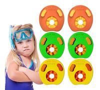 Fmzrbnih Arm Floaties - 6pcs Water Aerobics Float Ring, Swim Floaties EVA Foam Swim Aquatic Cuffs | Swim Arm Bands Swim Floaties, Kids Swimming Assist Armband, Summer Pool Supplies for Kids Swimming