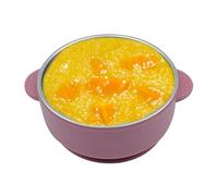 Fmzrbnih Baby Bowl, Non-Slip Children's Bowl, Non-Slip Base for Meals, Travel, Camping, Daycare