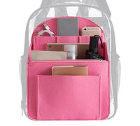 Fmzrbnih Backpack Organiser Insert - Portable Felt Storage Bag, Tablet Charging Wall Board | Effortless Mullti - Felt Divider, Lightweight Bag Shaper, Comppakte Shoulder Bags Insert for Girls