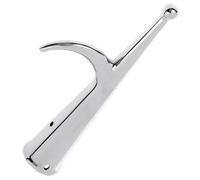 Fmzrbnih Boat Hook End - 18.5x3.4cm 316 Stainless Fitting, Scratch Resistant Connector, Marine Attachment | Replacement Docking Hook Accessory for Canoes Rowboats Lifeboats Rafts Mooring Sailing Decks