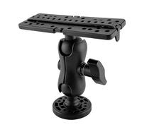 Fmzrbnih Fish Finder Bracket - Reusable Marine Mount, Waterproof Raft & Boat Mount | 360° Adjustable Universsal Transducer Holder, Durable Aluminum Alloy & Nylon Fixture for Kayak, Pontoon & Canoe