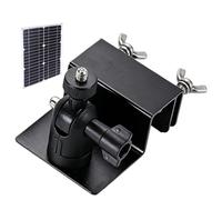 Fmzrbnih Gutter Mount for Security Camera | Solar Panel Monitor Bracket,No Drilling Camera Mount | for Balcony Garden Eave Railing Fence Outdoor Backyard Gutter