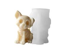 Fmzrbnih Halloween Candle Mold | Cute 3D Horror DIY Easy Release - Skeleton Cat Dog Candle Mold - for DIY Enthusiasts Craft Lovers, Soft Clay Chocolate Soap Epoxy Resin Statue Plaster Ornament