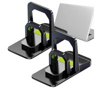 Fmzrbnih Keyboard Riser | 2 Pack Adjustable Foldable Tilt Portable Riser | Folding Laptop Stand | for Home Office, Typing, Computer, Laptop, PC, Game, Travel, Outdoor, EL
