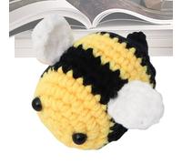 Fmzrbnih Kids Knitted Toys - Handmade Crochet Bee Toy, Soft Plush Figure | Cute Amigurumi ToyPlaying Companion, Home Decor, Educational Fun Stuffed Animal for Boys Girls Toddler Birthday Giffts