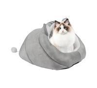 Fmzrbnih Kitten SlipperBed - Soft Cat House Cave, Warm Pet Sleeping Slipper, Long Lasting Adorable CozyBed | Non-Slip Bottom Indoor Cathideaway for Small Cats Kittens Comfortable Resting Napping Spot