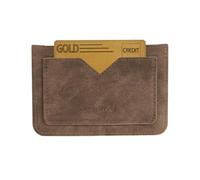 Fmzrbnih Men Card Holder - Credit Card Case, Portable Front Pocket Wallet | Pu Leather Matte Thin Wallet, Multipurpose Slim Wallet for Paper Money, Coin, Credit Card, (Brown, Blue, Gray, Black)