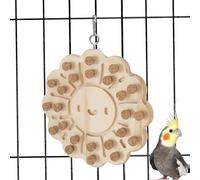Fmzrbnih Parrot Chewing Cork - Portable Parrot Toy, Cork Treasure Hunt Games | Multifunctional Wooden Biting Training Bird Toy, Parrot Cork Treat for Small and Medium Bird Intelligence and Emotions
