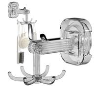 Fmzrbnih Six-Claw Hook - 360-Degrees Rotatable Suction Cup Hook with 6 Claw - Shower Organizer, Cabinet Hooks, Kitchen Accessories for Kitchen Bathroom and Closet