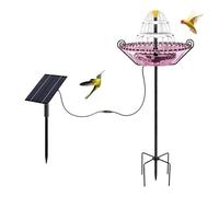 Fmzrbnih Solar Fountain Bird Baths for Outdoors - Sparrow Bath | Garden Decoration Birdbath - Homeowners Nature Lovers Backyard Patio Deck Courtyard Lawn Front Yard Balcony Park