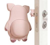 Fmzrbnih Wall Stopper for Door Knob - 7.9x5.7Cm Flexible Adhesive Shockproof, Fun Character Design, Noise Reduction Stopper Pad | Reliable Wall Damage Prevention | Stylish Dormitory Kitchen
