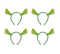 FNA FASHIONS Green Ogre Ears Headband with Gold Edging | One Size Fits Adults | Fun Halloween, Cosplay, Costume Parties & Fancy Dress Accessory (4)