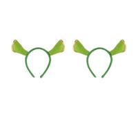 FNA FASHIONS Green Ogre Ears Headband with Gold Edging | One Size Fits Adults | Fun Halloween, Cosplay, Costume Parties & Fancy Dress Accessory (2)