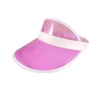 FNA FASHIONS Neon Nostalgia: Unisex Retro 80s Sun Visor Hat - Vibrant Colors for a Stylish Throwback Look (UK, Alpha, One Size, Pink)