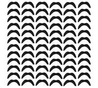 FNA FASHIONS Stick-On Fake Moustache Set - Self Adhesive Black Novelty Mustaches for Adults | Fancy Dress Accessory, Costume Prop, Masquerade Party Favor, Performance & Cosplay (72)