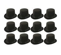 FNA FASHIONS® Unisex Mens Womens Lincoln Velour Hat Adult Fancy Dress Parties Hat Accessories (12)