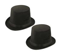 FNA FASHIONS® Unisex Mens Womens Lincoln Velour Hat Adult Fancy Dress Parties Hat Accessories (2)