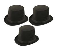 FNA FASHIONS® Unisex Mens Womens Lincoln Velour Hat Adult Fancy Dress Parties Hat Accessories (3)