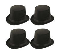 FNA FASHIONS® Unisex Mens Womens Lincoln Velour Hat Adult Fancy Dress Parties Hat Accessories (4)