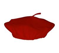 FNA FASHIONS Unisex Red French Beret Hat - Ideal for Novelty Fancy Dress and Casual Elegance | one size (Red, Pack of 2)