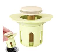 Fnaekier Bathroom Sink Stopper | Pop-up Drain Plug Kitchen Sink Strainer - Silicone Hair Catcher Filter Flower Shape for Drainage Filtration Washbasin Bathtub Maintenance