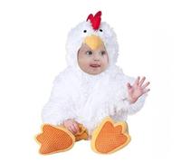 Fnaekier Chicken Halloween Costume Cute Cartoon Fuzzy Romper | Dress Up for Halloween Christmas Cosplay Party, Little Rooster Costume, Little Chicken Outfit, Farm Animal Jumpsuit, 70cm
