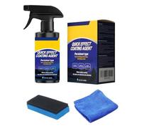 Fnaekier Coating Agent Spray for Vehicles - Coating Gloss Restore Agent Spray | 120ml Hydrophobic Shine Restorer with Towel 1And Sponge for Sedan Minivan Trucks Road Trip Commuting Travel