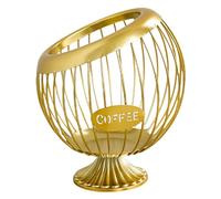 Fnaekier Coffee Pod Basket, Metal Large Capacity Coffee Pod Storage Cup, Coffee cap-sule Storage Basket, Espresso Coffee Pod Organizer For Counter, Coffee Station Organizer, Coffee Bar Accessories