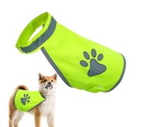 Fnaekier Dog Reflective Vest,Reflective Dog Vest for Hunting | High Visibility Fluorescent Apparel Protect Your Puppy for Small Medium Large Breeds Night Security