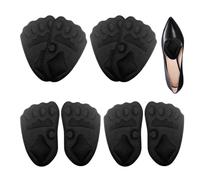 Fnaekier Insoles for Heels - Non-Slip Soft Relief Pads,4-Pair Foot Cushions for High Heels - for Women Brides Outdoor Walking Travel Wedding Dancing Party
