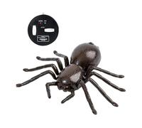 Fnaekier Remote Control Spider, RC Moving Tarantula Spider, Realistic Scurrying Movement, Glowing Scary Red LED Eyes, Great For Pranks And Halloween Decorations