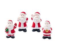 Fnaekier Santa Claus Statue | Resin Tiny Santa Claus Statue,Miniature Landscape Ornament for Doll House,for Home Table Backyard Porch Yard Pond New Year Holiday